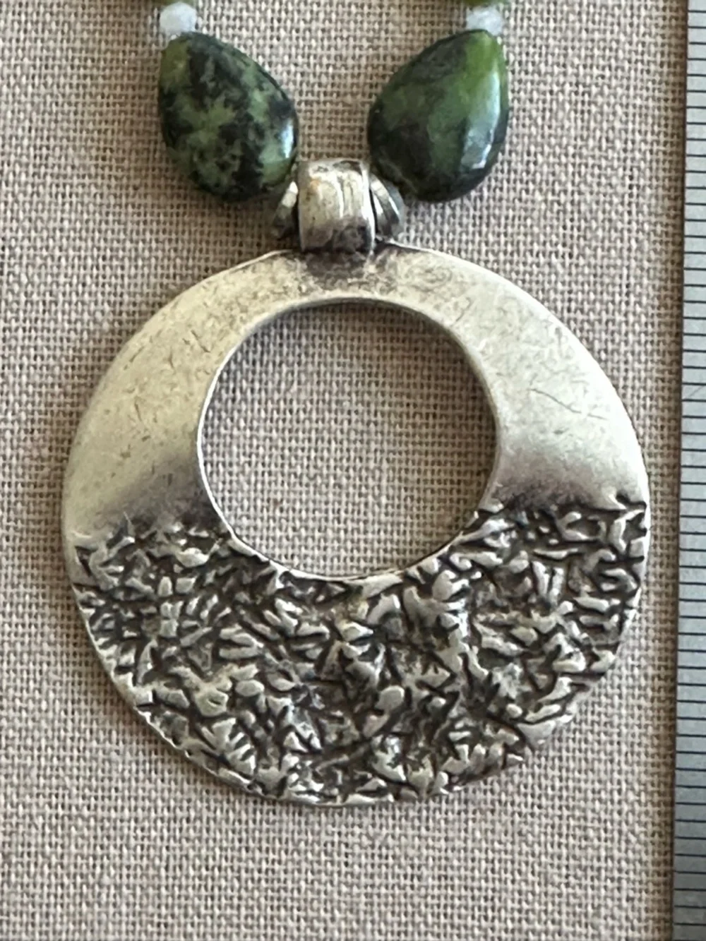 22 inch Beautiful Canadian Jade bead necklace NWOT - Picture 3 of 14